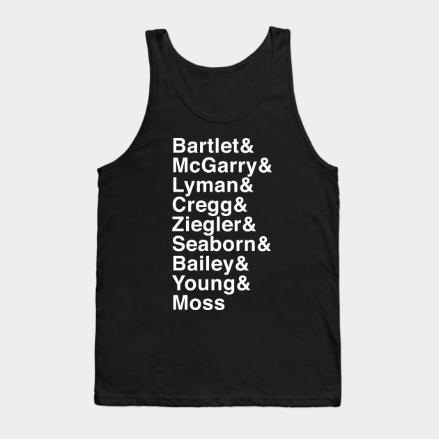 West Wing family Tank Top by puppaluppa